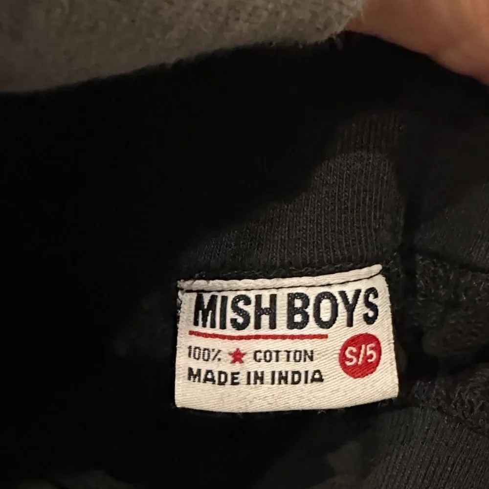 Mish Boys Two Pairs of Raw Hem Cargo Shorts Black and Gray Raw Hem Size 5